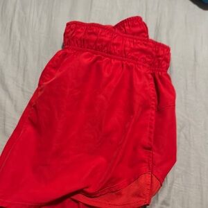 Red Athletic Women’s Shorts